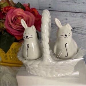Rae Dunn Bunny Salt and Pepper Shakers Spring Easter Home Decor